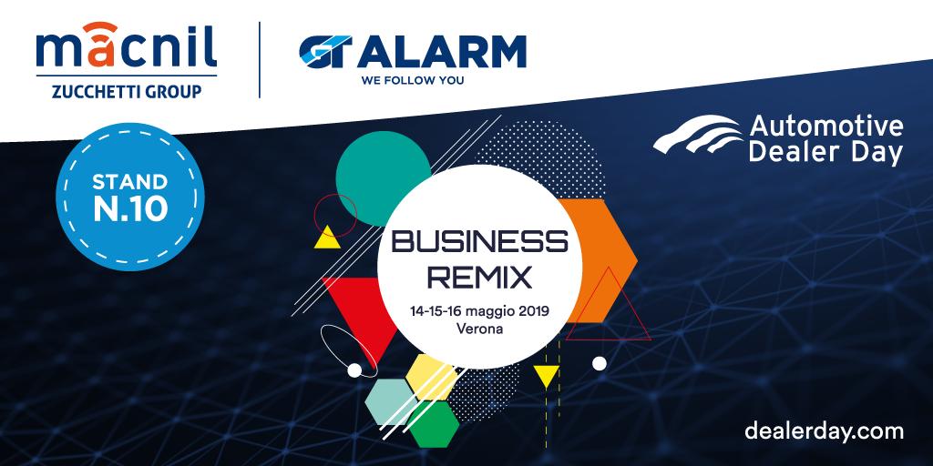 Dal 14 al 16 maggio #Macnil #GTAlarm porterà le soluzioni più #smart e #innovative alla Fiera di #Verona #Automotive Dealer Day. Venite a trovarci per scoprire tutti i segreti dalla nostra #ScatolaNera 4.0 per #aziende e #fleet #management 
Info su: dealerday.com