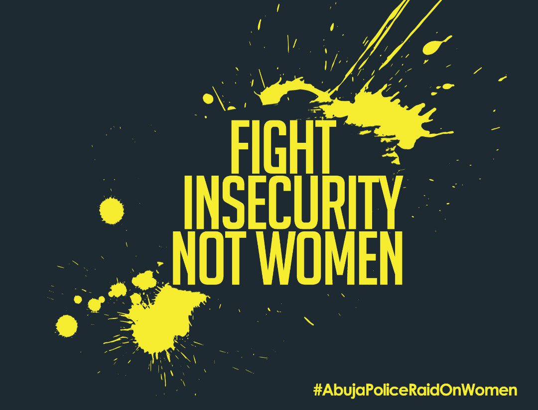 A quick announcement that the police detained some women overnight after yet another raid, and is asking for 5000 naira each before they can be released this morning.

This extortion must stop.

This is why I'm marching today.

#AbujaPoliceRaidOnWomen