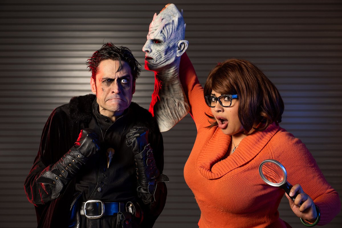 Mark_Meer's tweet photo. ...I would have got away with it, if it weren't for that meddling @IvyDoomkitty and her friends!
@northernfancon @EvilTed40 @StellaChuuuuu #NorthernFanCon #FanCon5 #ScoobyDoo #NightKing #cosplay #cfxmasks https://t.co/arphff8SYh