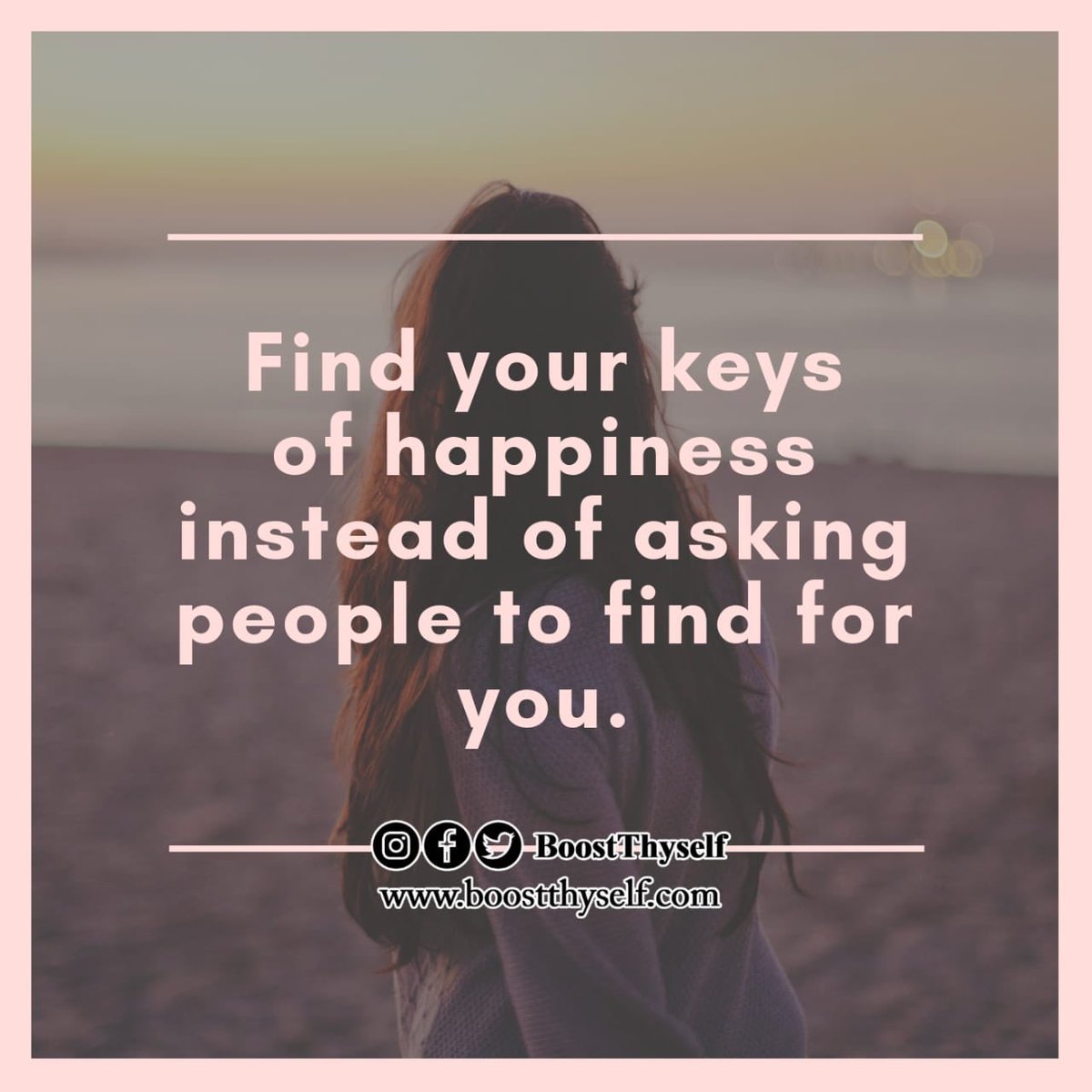 BoostThyself's tweet photo. #BoostThyself #BTTalks #everydaythought #MotivationalQuotes #lifequotes #InspirationalQuotes #GoalOfTheDay #ThoughtForTheDay #LoveYourself #thoughts
For more such quotes follow us on Facebook & Instagram @BoostThyself & you can visit our website https://t.co/iHYZm6DKgd https://t.co/XhVnoCod9s