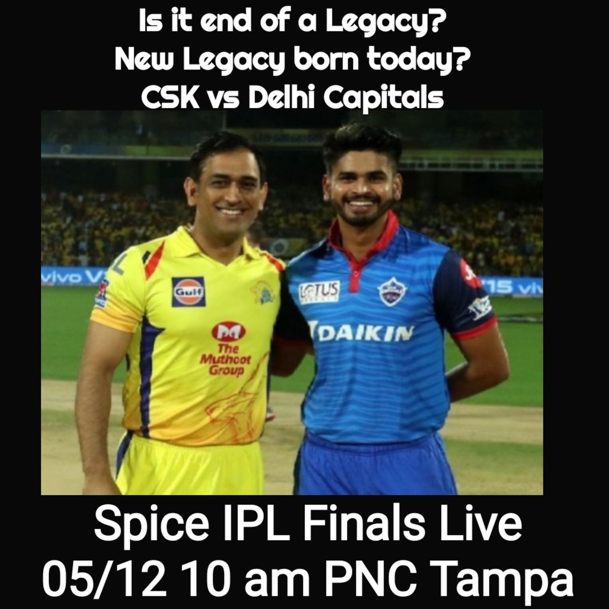 The5trategist's tweet photo. Dhoni left a trick in his bag for CSK? Are Delhi Capitals Contenders or Pretenders? Will the old Legacy survive or a new Legacy will be born today. All to play for in the semifinal of IPL 2019 tonight

#Yellove #Whistlepodu #csk #ThisisNewDelhi #delhicapitals #ipl @tampacricket1 https://t.co/6NIkllfyce