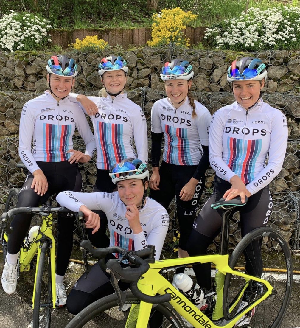 DropsCycling's tweet image. Meet our team for our fourth successive appearance at the ever popular Festival Elsy Jacobs in Luxembourg starting this evening.

Grace Anderson
Anna Christian 
Ellie May Dickinson 
Manon Lloyd 
Abby-Mae Parkinson

#Elsy19 #ColourTheRoad