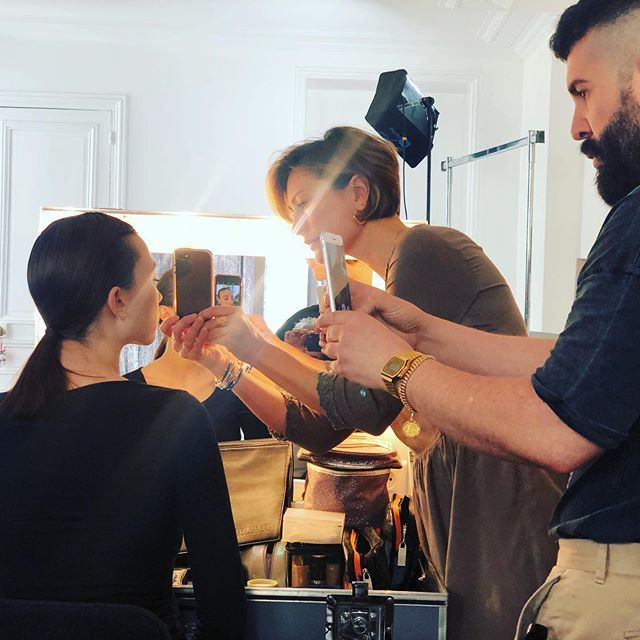 Newkidprod's tweet photo. En plein test 😎🎬🎥 #makeup #haircut #teamwork #paris https://t.co/nqNwRihxCR https://t.co/1sUZq552S3
