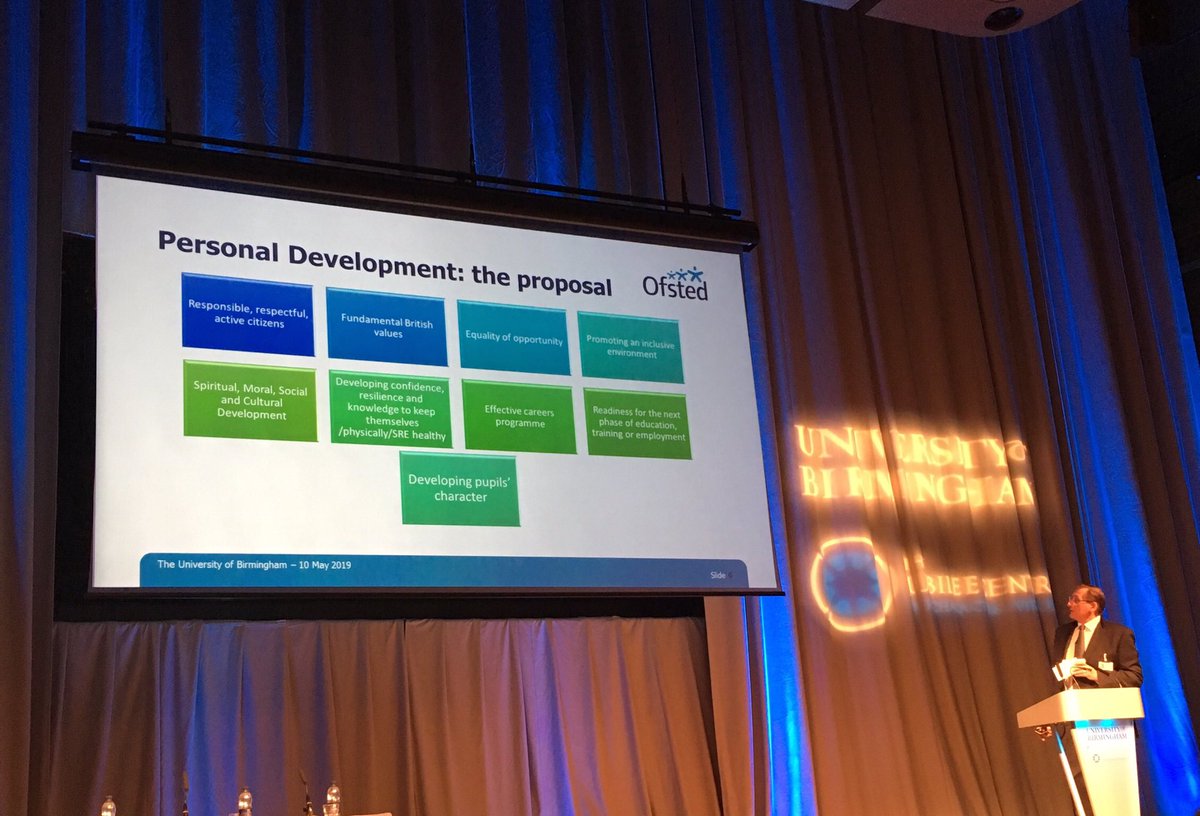 SportsLeadersSD's tweet photo. Great start to the day at @JubileeCentre1. Their ‘Implementing the New Ofsted Framework: Character Education Policy and Practice’ conference has some strong messages about character development in young people. Exciting times! https://t.co/IvEq6XzoG1