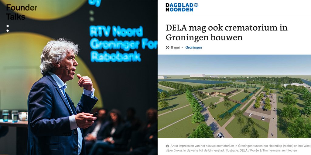 FoundedinGro's tweet image. Tijdens de eerste #FounderTalks vertelde @EefdeN al over het meest duurzame crematorium van Nederland.. Nu wordt een werkelijkheid! Ook een kijkje het toekomstbeeld van andere Groningse ondernemers? 

Haal nu je gratis ticket voor 4 Juni =&amp;gt; bit.ly/foundertalks9