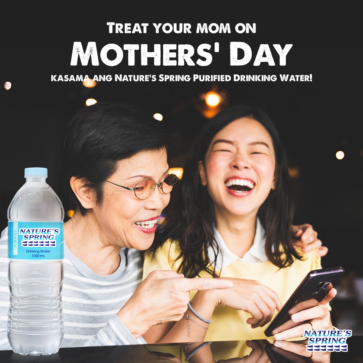 natures_spring's tweet photo. Treat your mom on her special day on Sunday! Samahan yan ng Nature’s Spring Purified Drinking Water wherever you go! #NaturesSpring https://t.co/UikGumfECG