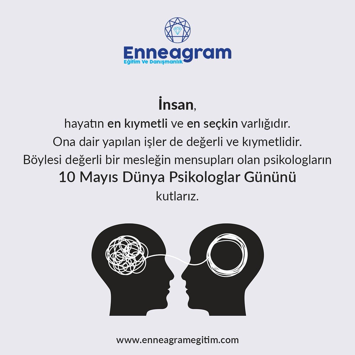 EnneagramEgitim's tweet photo. İnsan, hayatın en kıymetli ve en seçkin varlığıdır. Ona dair yapılan işler de değerli ve kıymetlidir. Böylesi değerli bir mesleğin mensupları olan psikologların 10 Mayıs Dünya Psikologlar Gününü kutlarız.
//
#enneagram #enneagramegitim #mizacmerkezliegitim #dünyapsikologlargünü https://t.co/XXTTC0NM2J