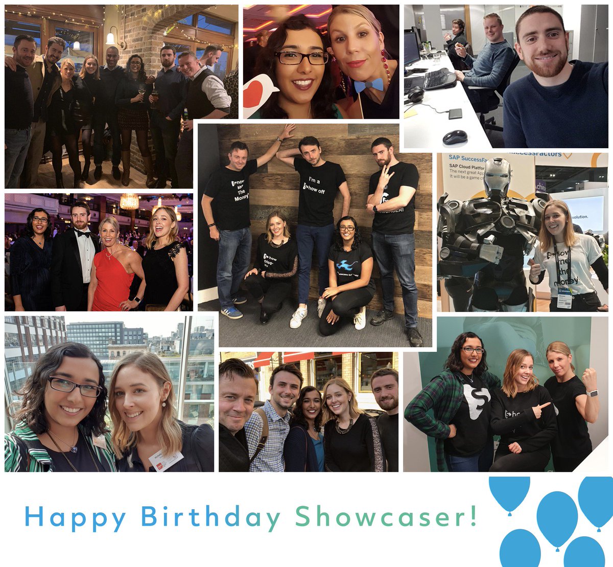 Happy Birthday Showcaser! 🎂

We've accomplished so much more than we expected in this first year.
We'd like to thank all our customers and collaborators for their support!
We’re not slowing down and we can’t wait to see where we’ll be a year from now #DreamTeam #startup #AIMHIGH