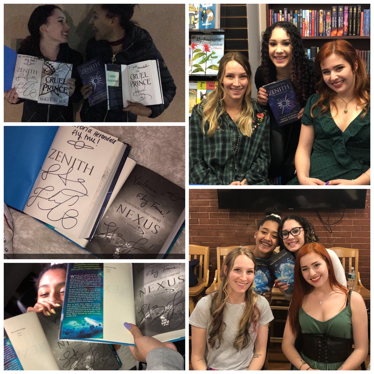 victoriareadss's tweet photo. same time next year? @authorlindsayc @sashaalsberg
these two are the nicest people to meet! so glad and blessed to have met them! Obrigado vocรชs sรฃo maravilhosas(๐ง๐ท)! Check out Nexus yโall! #flytrue https://t.co/uILctJbvjD