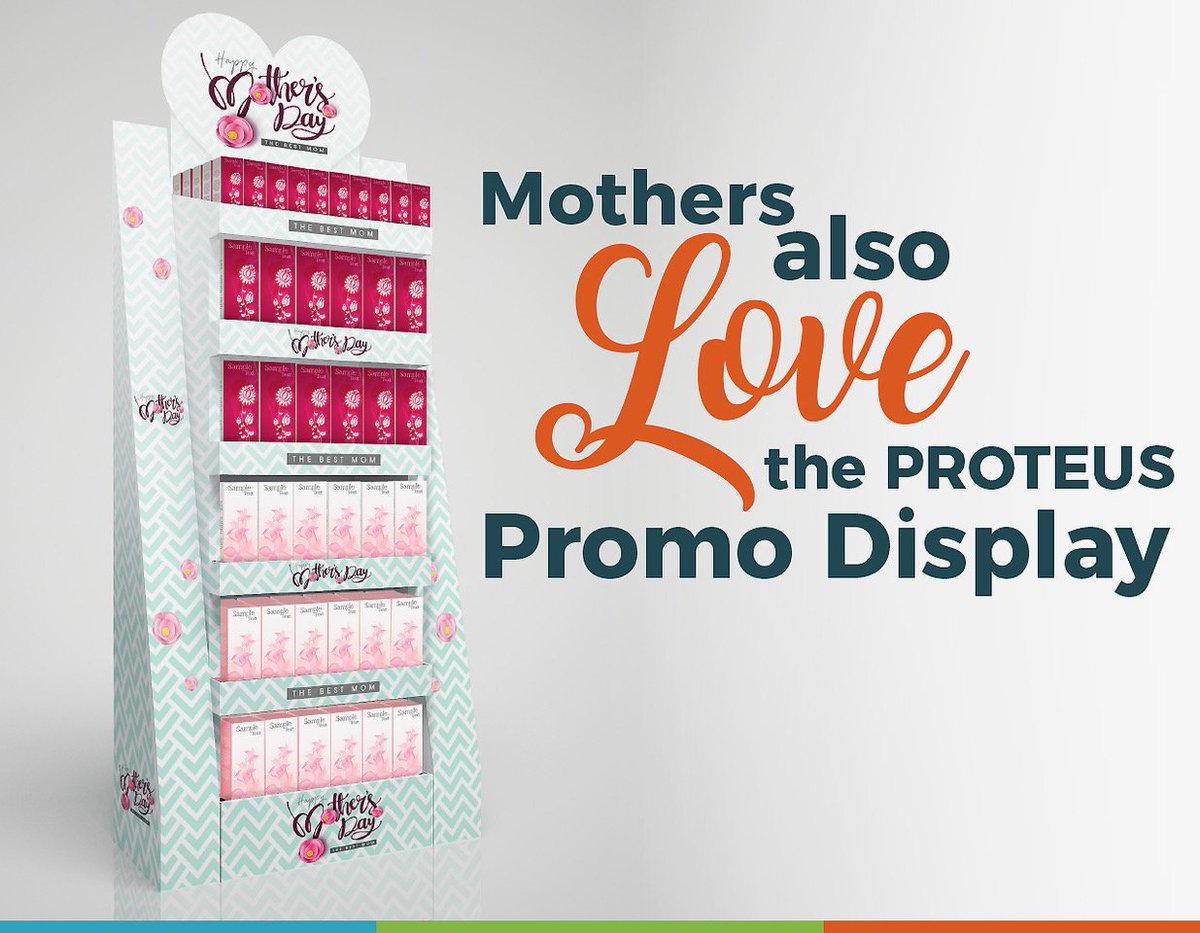 We give hashtag#mothers in the world a luxurious
shopping experience (with great respect for Mother Earth)
Happy Mother's Day! :)
#Proteus #reduceco2 #moederdag #merchandising #retailinnovation #love #promo #shopinshop #smartdisplay #branding #shoppermarketing #display #retail