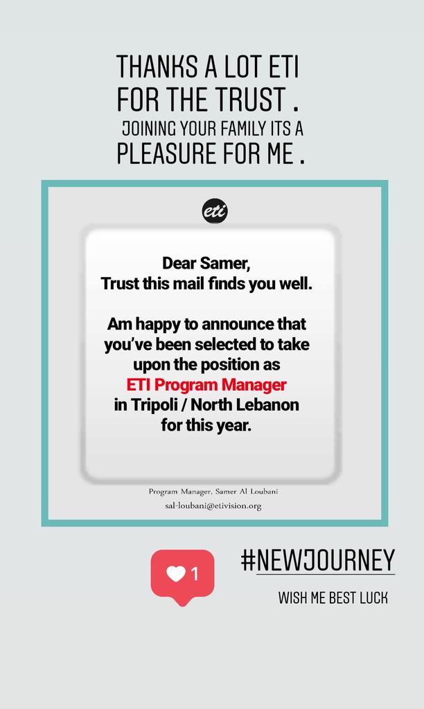 samloubani's tweet image. #NewChallengeAccepted  💙