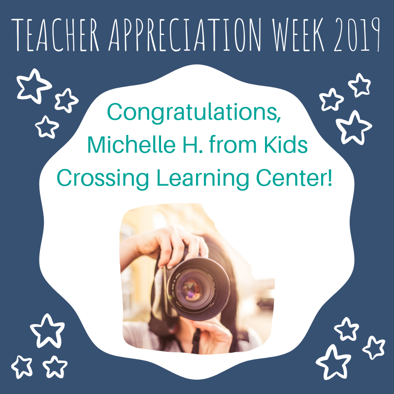 kcready4s's tweet photo. Let's start the morning off with a gift certificate to bootShoots photography from our own Marsha Dugan, KCR4s' Teacher Mentor! 📸...and the winner is...Michelle H. from Kids Crossing! Congratulations! Enjoy your gift, and time with Marsha (she's pretty spectacular!) 🙂 https://t.co/eVcJoxkGKY