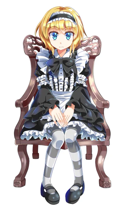 #メイドの日
メイド魔理沙とアリス 