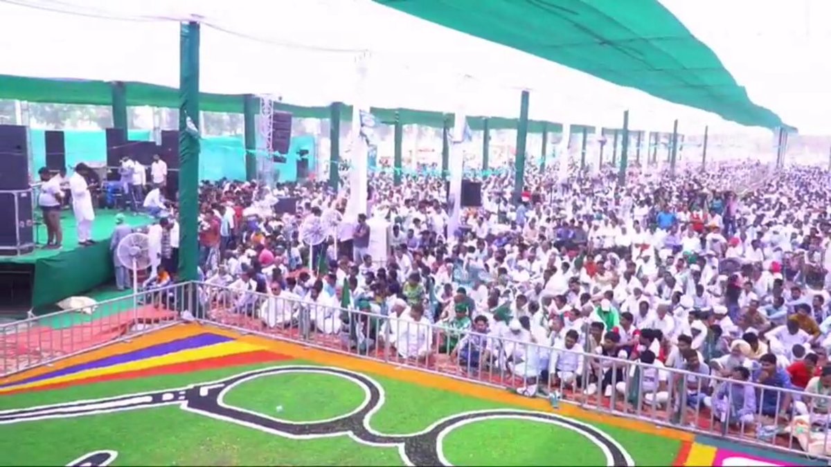 आज विजयी भव रैली में कुरुक्षेत्र के अनगिनत लोग मुझे आशीर्वाद देने आए। मैं आप सबके प्यार और विश्वास का तहे दिल से धन्यवाद करता हूँ। मेरी सबसे बिनती - 12 मई को ऐनक का बटन दबाकर मुझे आपकी सेवा करने का मौक़ा दें #ArjunForKurukshetra #InldForHaryana