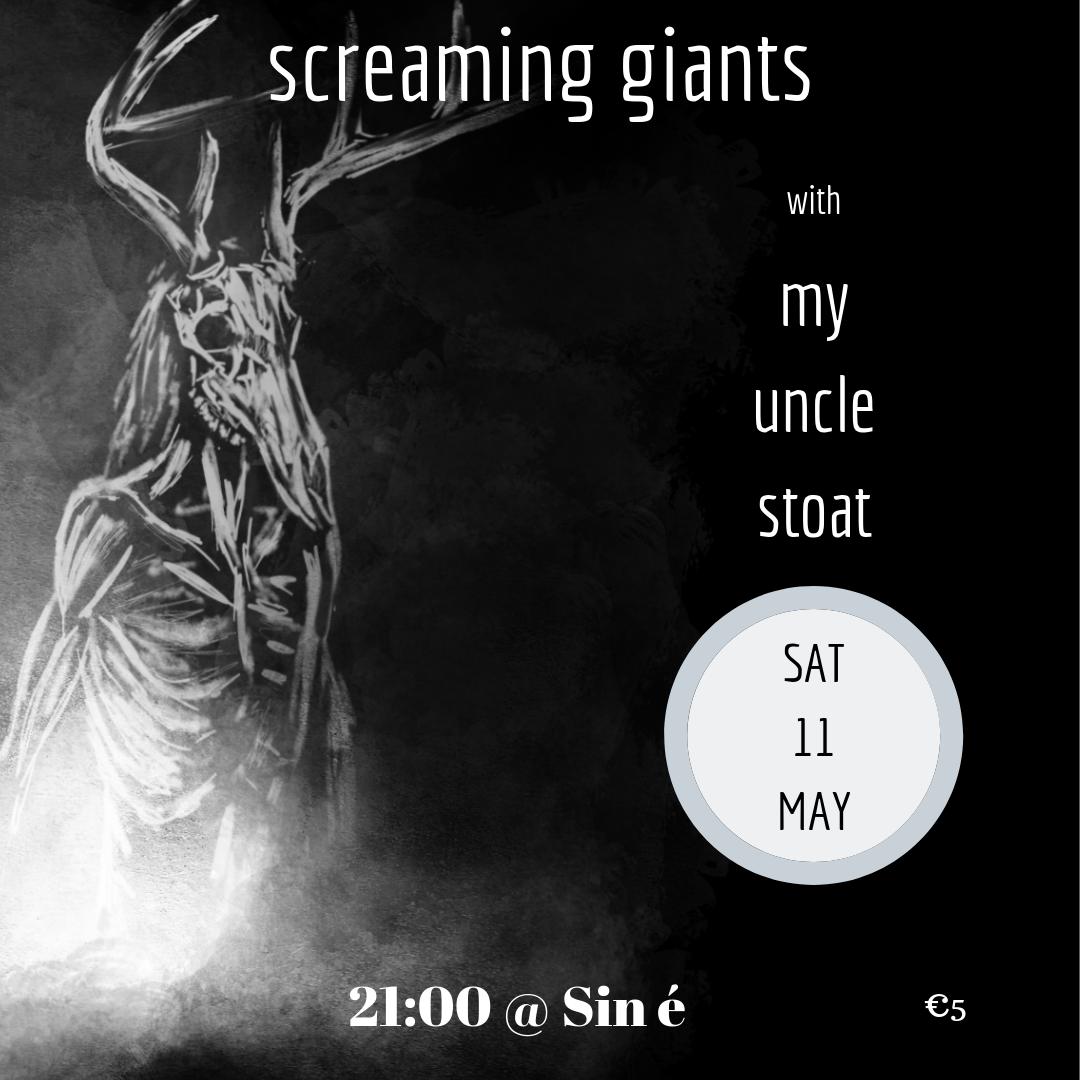 Tomorrow we're in <a href="/SinEDublin/">Sin E</a> with My Uncle Stoat <a href="/irishmusicparty/">#IrishMusicParty</a> #irishmusicparty #irishrock #rock