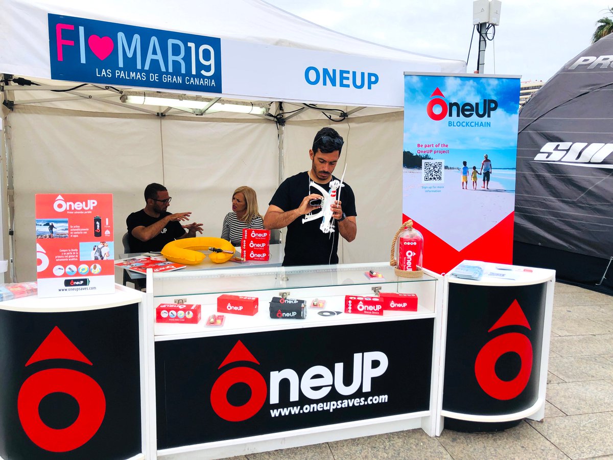 OneupsavesC's tweet photo. We will be this weekend at @FIMAR2019! If you want to get to know OneUP and what is behind our project, don't hesitate to visit our stand😉🏊♀️⭕️
#FIMAR2019 #blockchain #lifesaving https://t.co/9dj5MvwO1m
