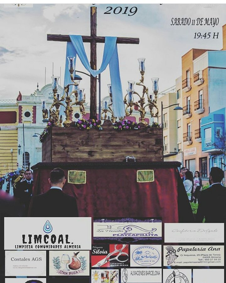 CruzGuiaAlmeria's tweet photo. 📓 ALMERÍA: Mañana, a las 19:45, procesión de la Cruz de Mayo de @CruzTorera con @BCTCarmenAlm . https://t.co/3bhIZ7i6IB
