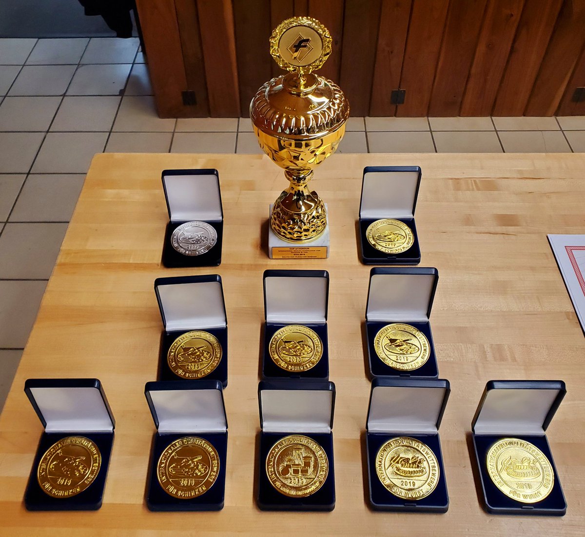 EdgewoodLocker's tweet photo. Awards from IFFA in Germany! #edgewoodlocker #awards #IFFA2019 https://t.co/Z3DMl7BS8j