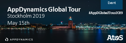 We are excited to have <a href="/Atos/">Atos</a> sponsor #AppDGlobal Tour this summer! Make sure to visit them at AppD Global Tour Stockholm in just FIVE DAYS!