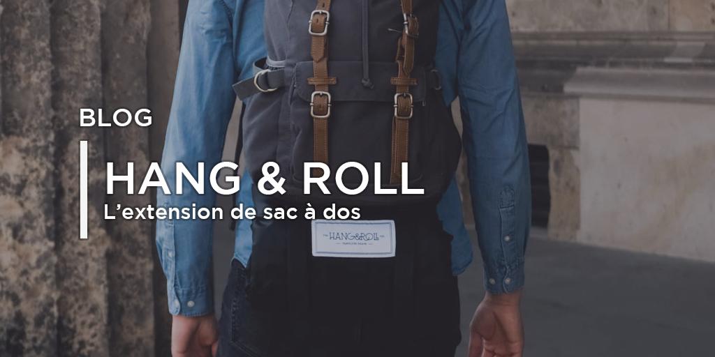 🎒 Jamais assez de place dans votre sac à dos ? Gagnez-en avec l'extension de sac Hang &amp; Roll 👉bit.ly/hang_roll #innovation #design #backpacking