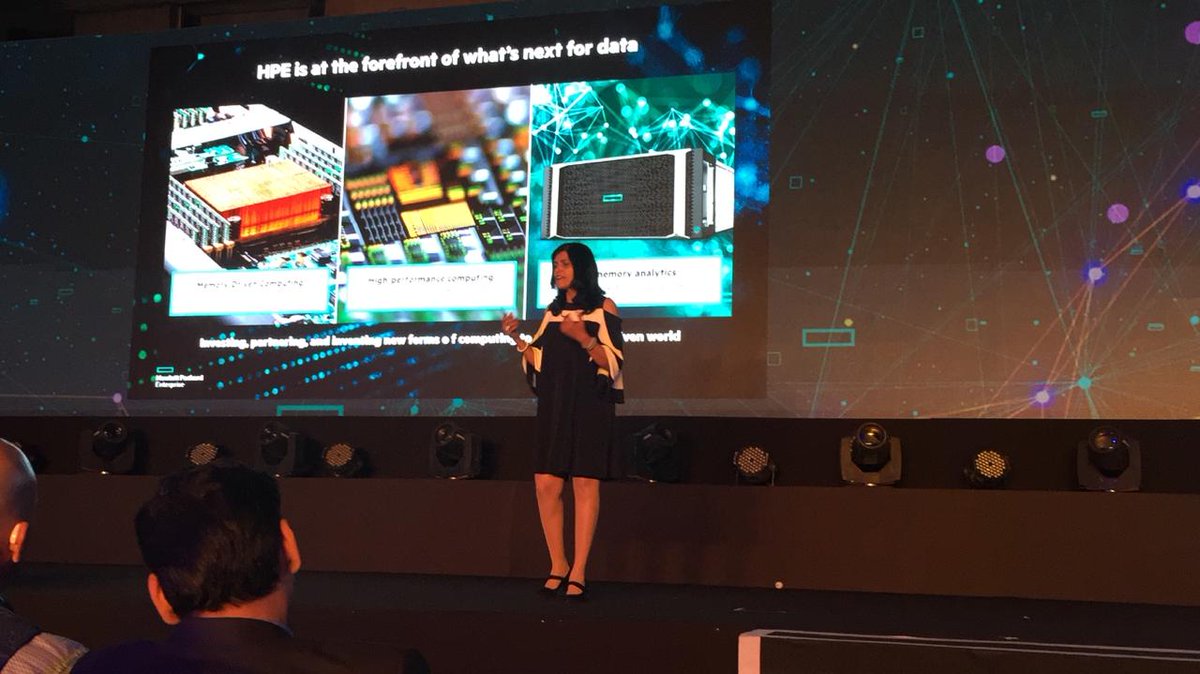 HPE_India's tweet photo. “We continue to invest, partner, and invent new forms of computing to power an #AI-driven world” - @beena_ammanath, HPE. #HPEDiscoverMore

@SatsangiSom @srihari_g @vijitbanthia https://t.co/eihSvCFhjp