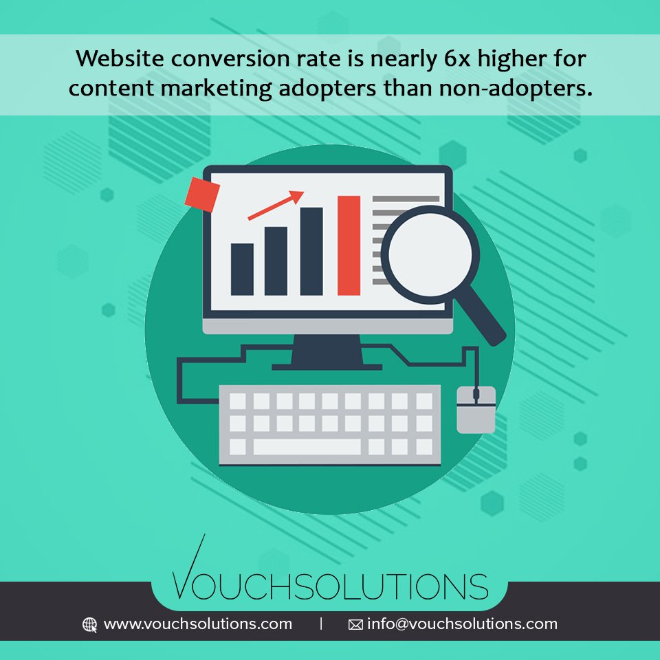 VouchSolutions's tweet image. Content marketing helps to improve conversions because it allows you to connect with and educate your leads and customers. 
#vouchsolutions #singapore #malaysia #India #contentmarketingimportance #bestdigitalmarketingcompanyinsinagapore #bestdigitalmarketingcompanyinvijayawada