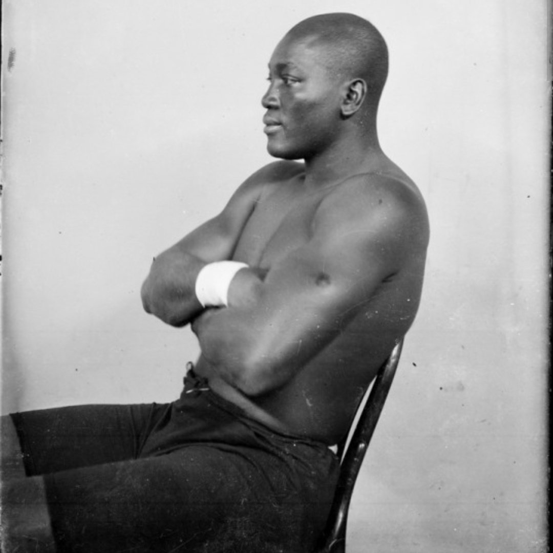 Everyone that knows me, understands that I'm a sucker for a Jack Johnson photo. #GalvestonGiant