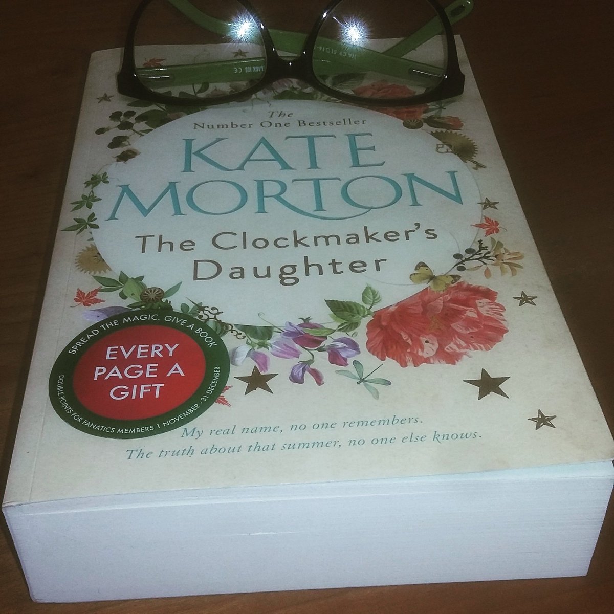 Almost 600 pages. But looking forward to this bestselling novel by Kate Morton.