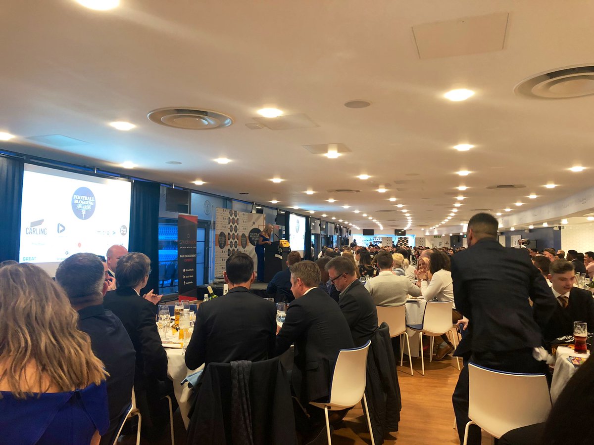 mcwfancast's tweet photo. As nights go that was pretty special! Thanks to fans again for the nominations for the #TheFBAs. Congratulations to all the winners on the night & to the @TheFBAs for recognising such great content creators! Nice to meet @EniAlu as well! Shall we do it all again next season? https://t.co/h98UNez2aU