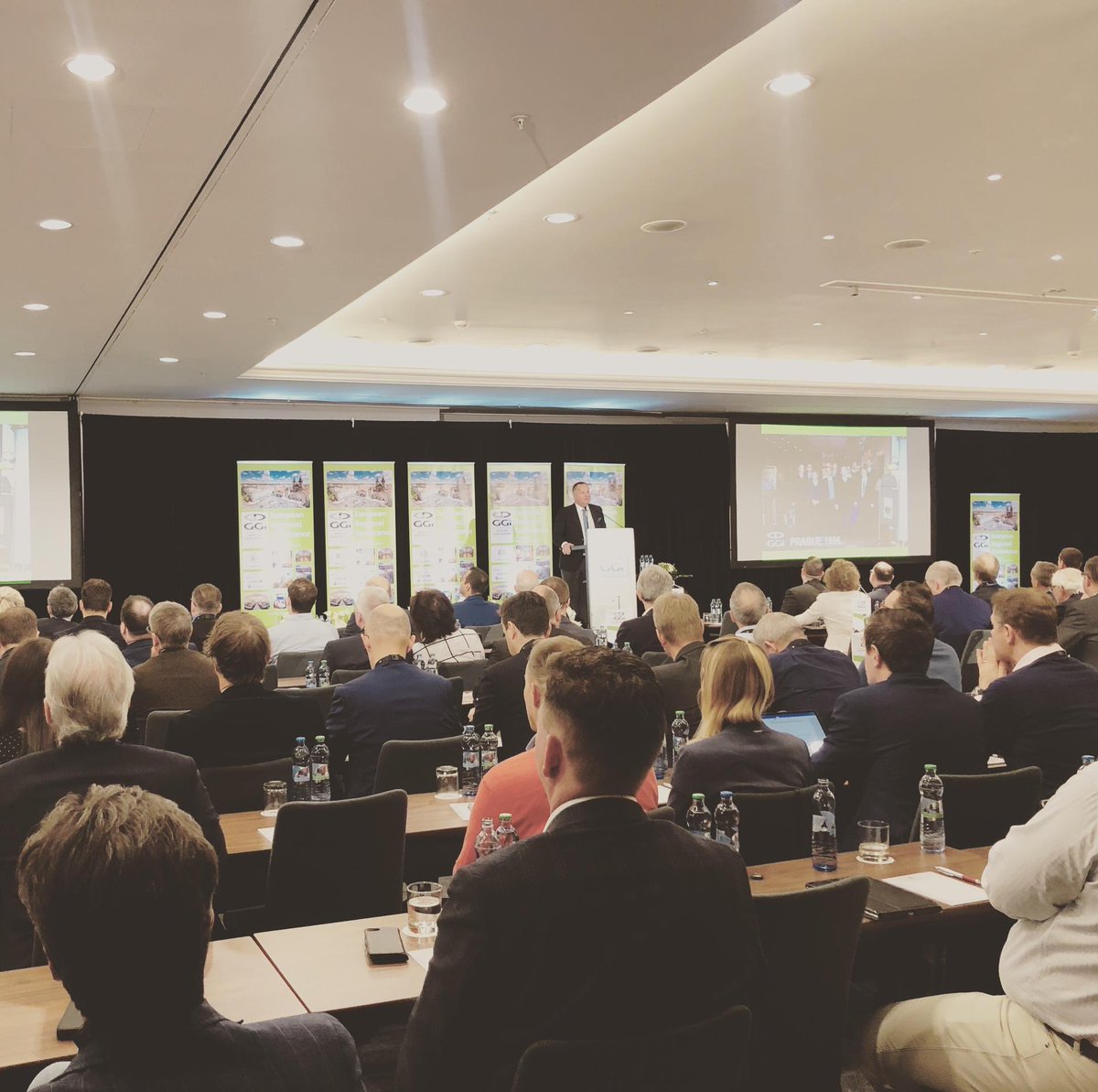 GGI_GA's tweet image. Our Chairman and Founder, Claudio G. Cocca, reminds everyone of the first GGI Conference in Prague a long time ago in 1995, where there were only 12 members attending. So different to today’s 240+ attendees. #ggi #ggiconferences #ggiprague