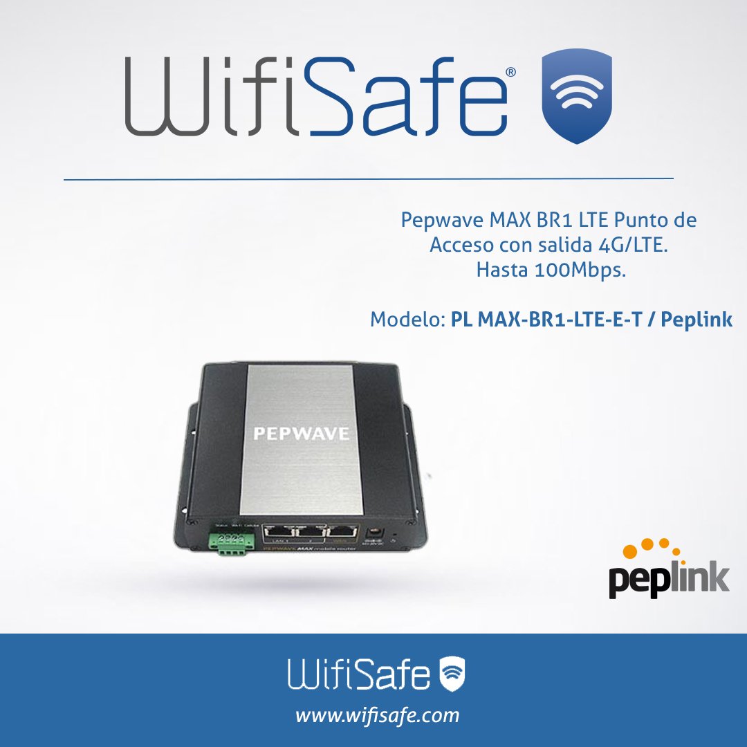wifisafespain's tweet photo. Conoce el PepWave MAX BR1 LTE un #Ap, punto de acceso WiFi para flotas de autocares y autobuses. https://t.co/U0DBPV7vdR
#fabricante #Peplink #Pepwave #WiFiprofesional #WifiSafe #transportes #proveedor #WiFi https://t.co/eXH0X5MZGy