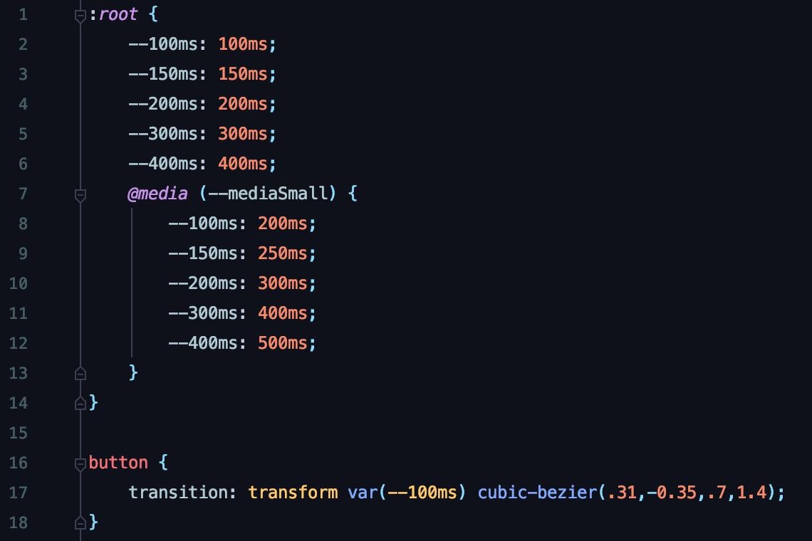 meesrutten's tweet image. Use CSS Variables to adjust transition and animation timing for bigger screens!
#webanimation