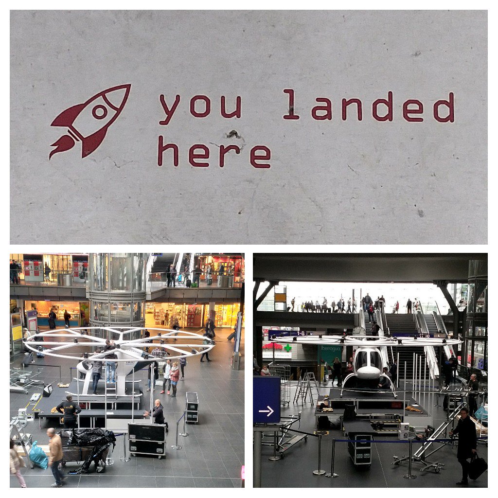 AusbildungmitVR's tweet photo. WOW - Das hat geklappt! 
#Flugtaxi bereits in Berlin gelandet!

Dann wird das mit dem #RTW #Simulator für die @AusbildungmitVR  ja wohl auch klappen.

#digitalengagiert #GemeinsamWirken @roteskreuz_de @DoroBaer @Digital_im_DRK @drklvwl @DRK_KV_Herford #Ehrenamt im #DRK stärken! https://t.co/XIcYn0o2Qc