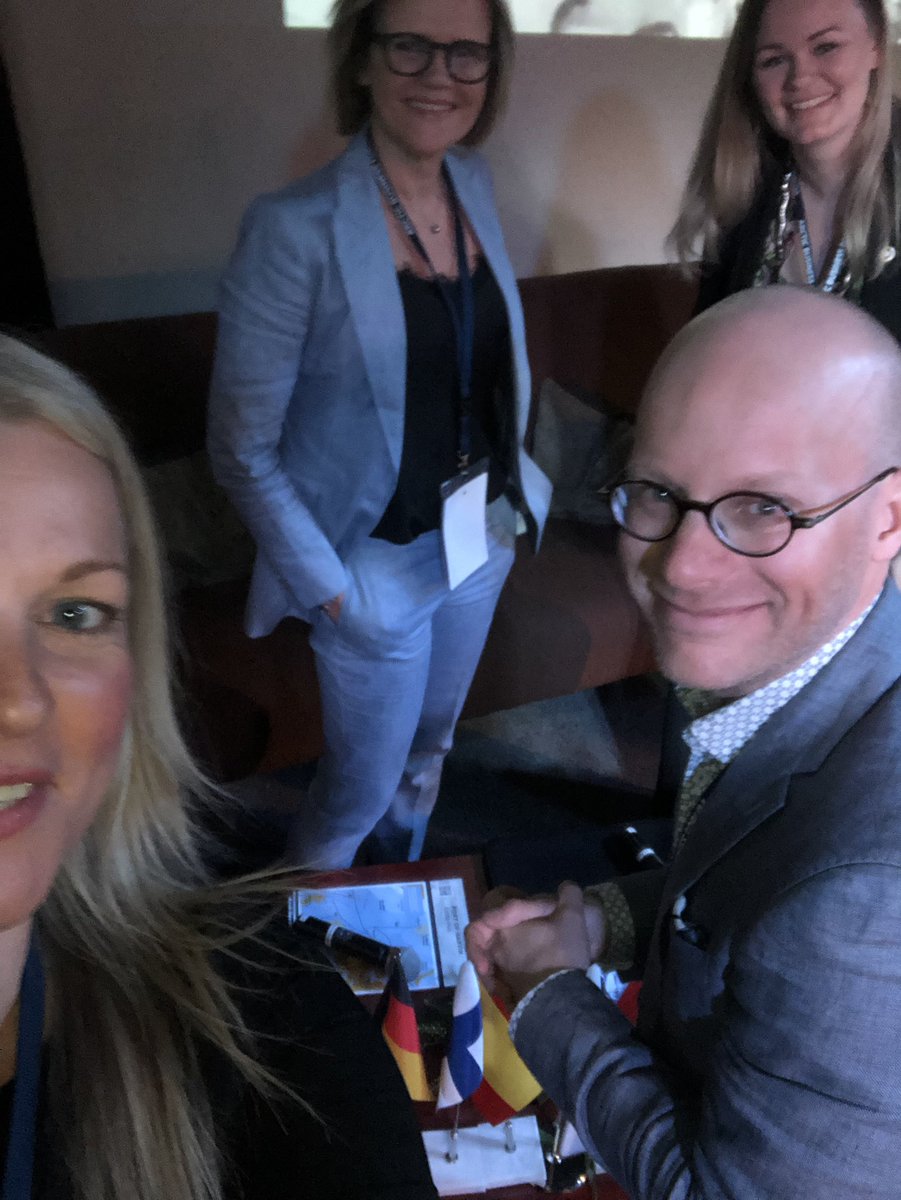 #speakers today #Arctic #Business #Forum. Thanks for the inspiration and co-thinking mates! <a href="/jannehaarma/">Janne-Juhani Haarma</a> <a href="/NiinaNinja/">Niina Pietikäinen</a> <a href="/ashildurb/">Ashildur Bragadottir</a>  #nowhere <a href="/Finnair/">Finnair</a> <a href="/FinnairSuomi/">Finnair</a>