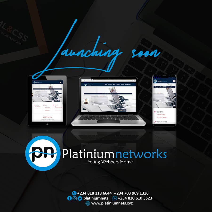 platiniumnets's tweet photo. Set to launch....
#platiniumnets #networks #website #code #traindemy #academy #education #website #blog #young #teen #nigeria #lagos #ogun #ijebuode #tech #gurus #certified #train #academy #tasued #ijagun #comuterscience #educationaltechnology #crack #solutions #brain https://t.co/5rqLyhhrhA