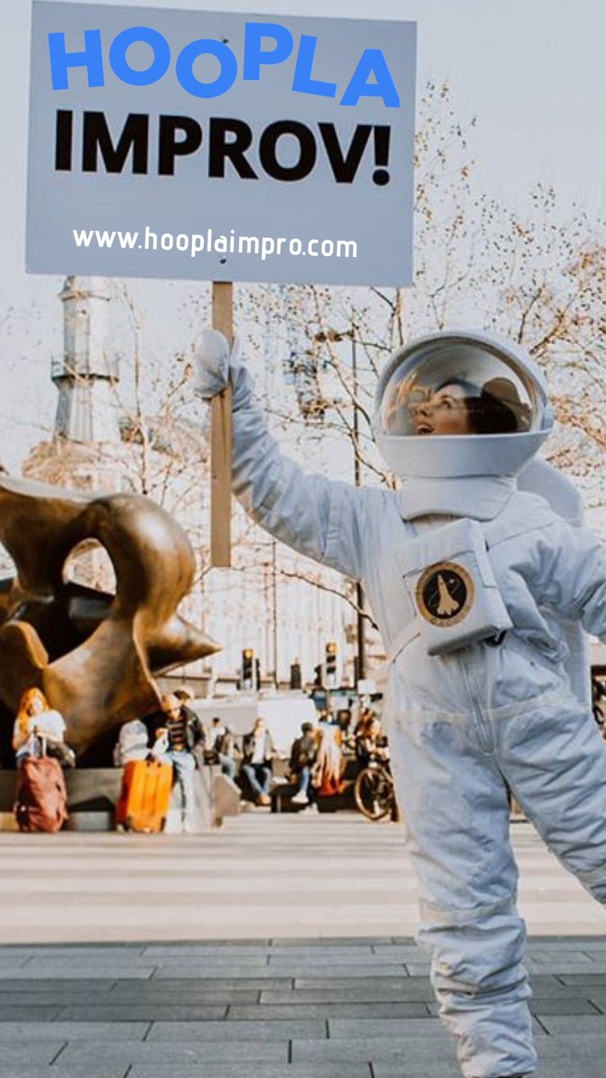 My next <a href="/Hooplaimpro/">Hoopla Impro</a> Beginners Improv course is now available to book at hooplaimpro.com/beginner-impro…. It will be out of this world (well mainly London based), but you know what I mean