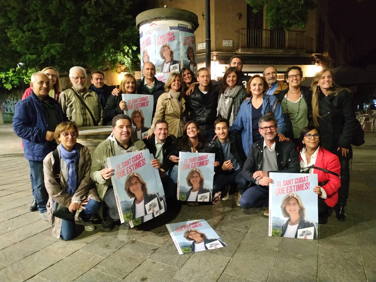 juntsxstc's tweet photo. Tret de sortida per a les eleccions municipals de #santcugat! L'equip de @CarmelaStC a punt per treballar intensament per la nostra ciutat. EL SANT CUGAT QUE ESTIMES! @Llibe @cristinaparaira @josepmvalles @SCasat @salaricu @EloiRovira @Nuriolfarma @JoanPuigdomenec @ssolanell https://t.co/ukf8noFRxc