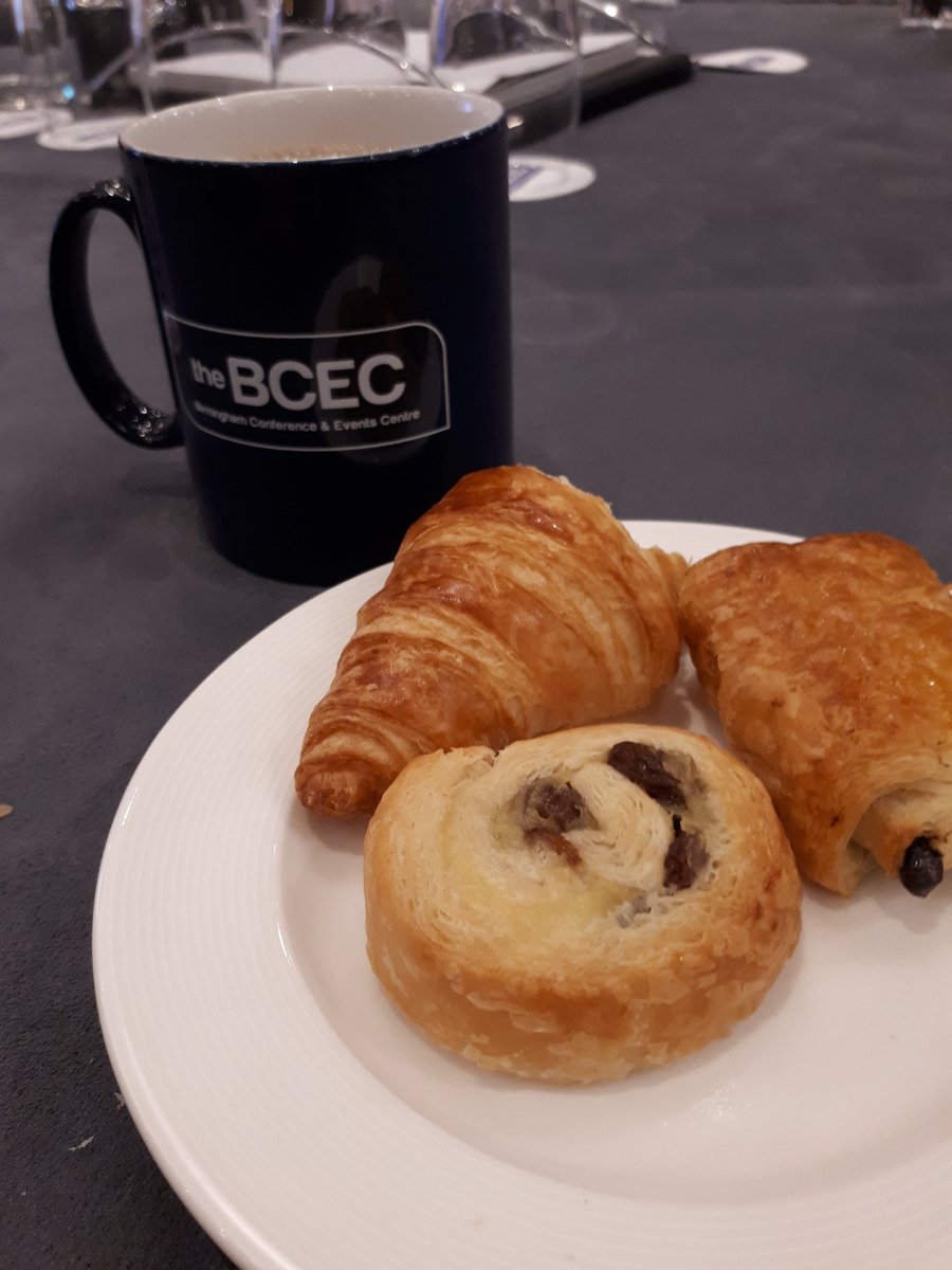 LDPsychinfo's tweet photo. Not only has the #PBSBham2019 been a superb experience so far, the coffee and pastries that @bcec_birmingham have put on are really good. #secondbreakfast https://t.co/ge3wVspugR