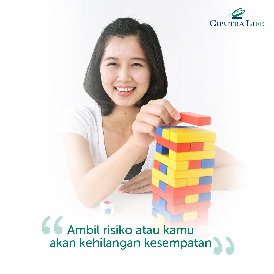 ciputra_life's tweet photo. Siapa nih yang suka takut ambil risiko? Saat kamu takut ambil risiko, bisa jadi kamu kehilangan kesempatan emas dalam hidup kamu lho. Jadi, gak usah takut untuk ambil risiko dan tetap total dalam bekerja ya, C'Lifers!
#quotesoftheday #CLquotes https://t.co/96Mk2X3vji