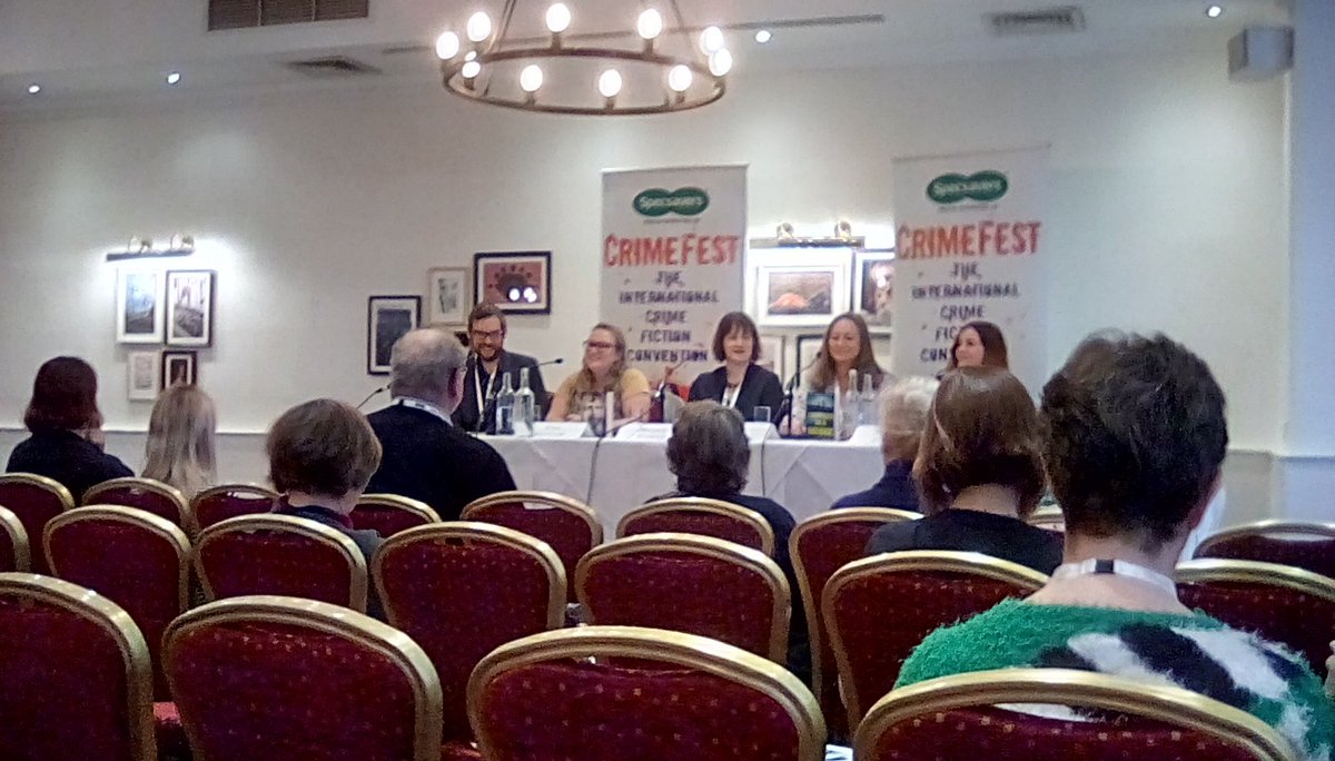 ravencrime's tweet photo. First panel of the day @CrimeFest and the lovely @franwritesstuff tells us all about #AfterTheEclipse her debut crime thriller...Sounds great!
@Waterstones https://t.co/fiNrATkhQO