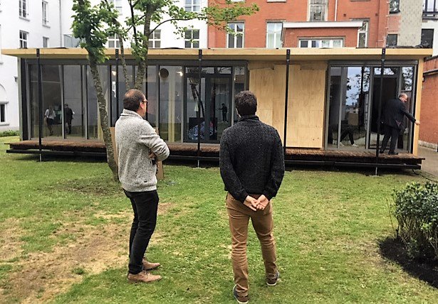 Meet The Mobble! Het duurzaam en energie efficiënt paviljoen van <a href="/ugent/">UGent</a> is genomineerd voor de finale van de #SolarDecathlonEurope. Toekomstbestendig bouwen met energie-efficiënte moduleerbare woningen <a href="/H4E_NWE/">Housing 4.0 Energy</a>