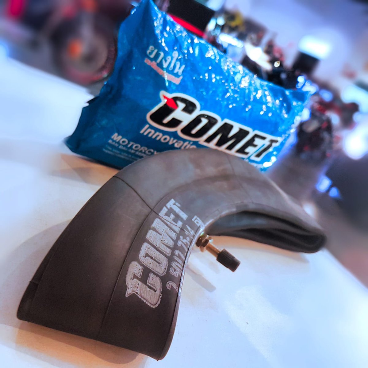 tdrmitra2000's tweet photo. Tube COMET-IRCT made with natural rubber, better wear, superior resistance to punctures and more cost effective than synthetic alternatives. - https://t.co/dqZX7vq9tm
.
#HighPerformanceWheelSystems #Handling #WheelSystems #TubeComet https://t.co/MG4JDqOBP8