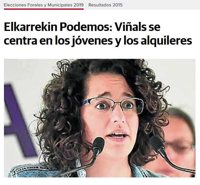 ElkarrekinBilbo's tweet photo. 📰@anavinalsblanco : «Queremos contribuir al cambio de nuestras ciudades y a hacer política de otra manera. Esa es la esencia de #ElkarrekinPodemos, de abajo hacia arriba, escuchando a los vecinos y vecinas». #26M #Vota #Bozka Vía @elcorreo_com ➡️https://t.co/QYNo5LLgn1 https://t.co/siu0xba7sk