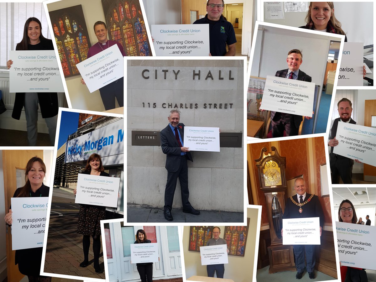 Clockwise_CU's tweet photo. #Clockwise offer ethical, fair banking to your local community in #Leicester and #Leicestershire

This is possible thanks to the excellent support we receive from numerous key people.

Today these are just some of those proud to say "I'm supporting Clockwise!"

#SupportClockwise https://t.co/UhgyA0jnfQ
