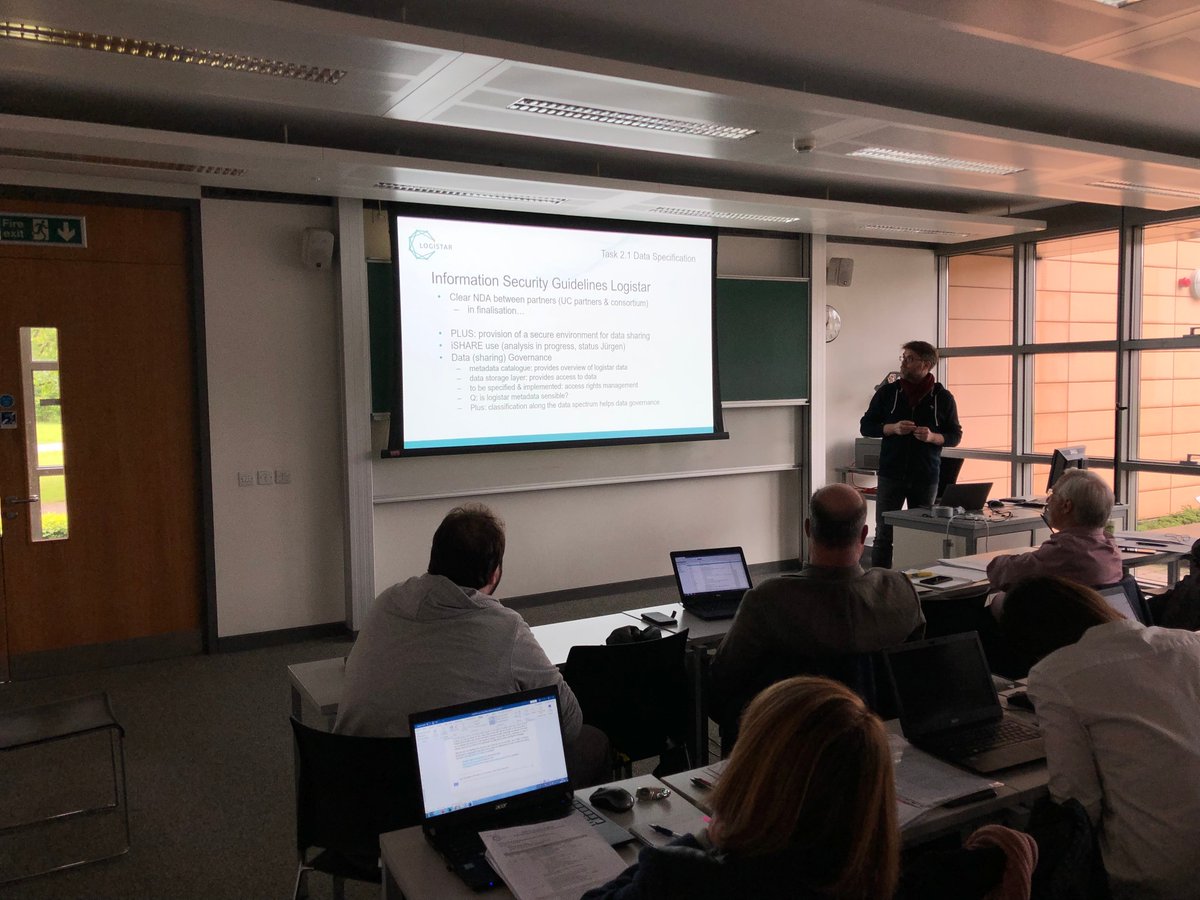 LOGISTAR_H2020's tweet photo. In the last two days, there was the third steering committee of @LOGISTAR_H2020 The partners discussed about the project progress and of the next steps. After this meeting, the main question is: how the #ArtificialInteligence will change the #freight #transport? https://t.co/hGhwEO7Lnf