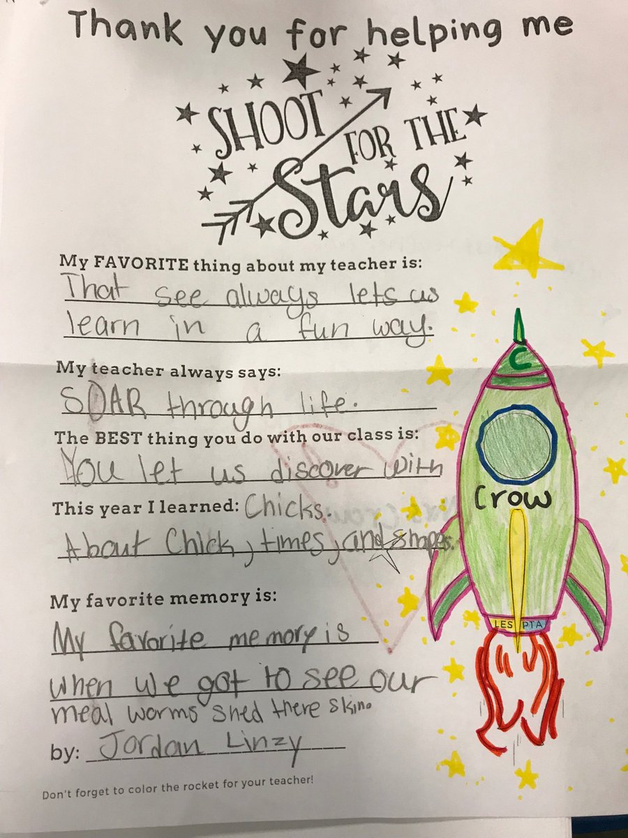 Trishcrow11's tweet image. Our fab PTA sent home papers for our students this year so they could make keepsake books for the teachers. My ❤️ Is full and I’m also rolling with some of my sayings 😂 “it’s time for lunch” . #teach4dodea #teacherappreciationweek  @Sansonesan