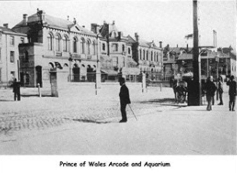 DoricHotel's tweet photo. FlashBack Friday, The Prince of Wales Arcade &amp; Aquarium, home of the iconic Blackpool Tower #Blackpool #DoricHotel #seaside #Tourist #hotel #FamilyFun #FlashbackFriday #History https://t.co/KNuaOI8ojQ