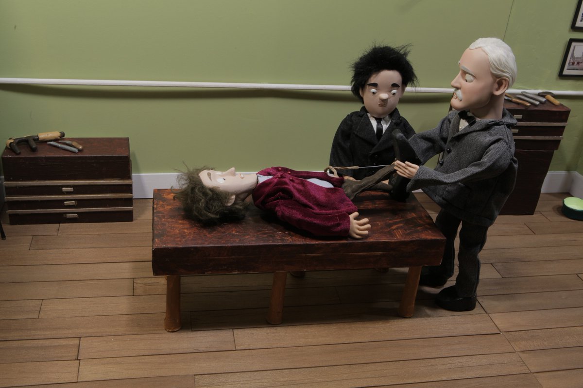 twinvision's tweet photo. #LovingOurWork #healthcare before #nhs #set #doctor #stopmotion #lighting #design #animation #bts #props #youngfilmmakers #SirRobertJones #orthopedicsurgery #newfilm #twinvision #studio supported by @AlderHeyCharity @HLFNorthWest by @twinvision funded by @HeritageFundUK https://t.co/1pHdfLjqGU