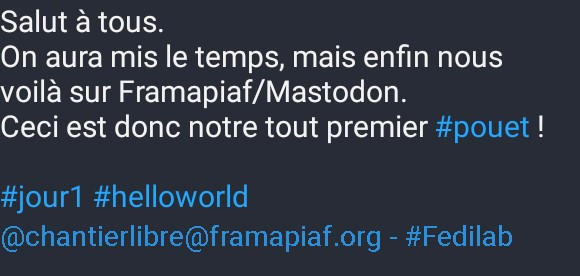 zoomacom's tweet photo. Petit à petit la médiation numérique de la Loire arrive sur Mastodon. Bienvenue au #FabLab Chantier Libre :)
#MedNum42 #Makers42
via 🐘chantierlibre@framapiaf.org
https://t.co/EFWanNAeM1 https://t.co/YANVBoxdJp