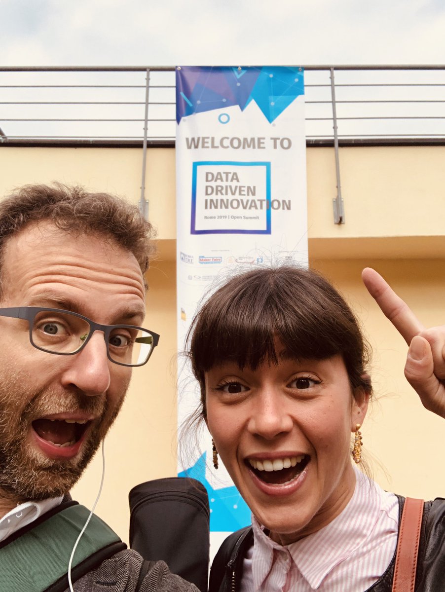 uhopper's tweet photo. il nostro team oggi a @DataDrivenInnov - con @tsslsse e @DanieleMiorandi - che combineranno a #roma ? 🧐🙈 #daje https://t.co/n9aSq7d5ov
